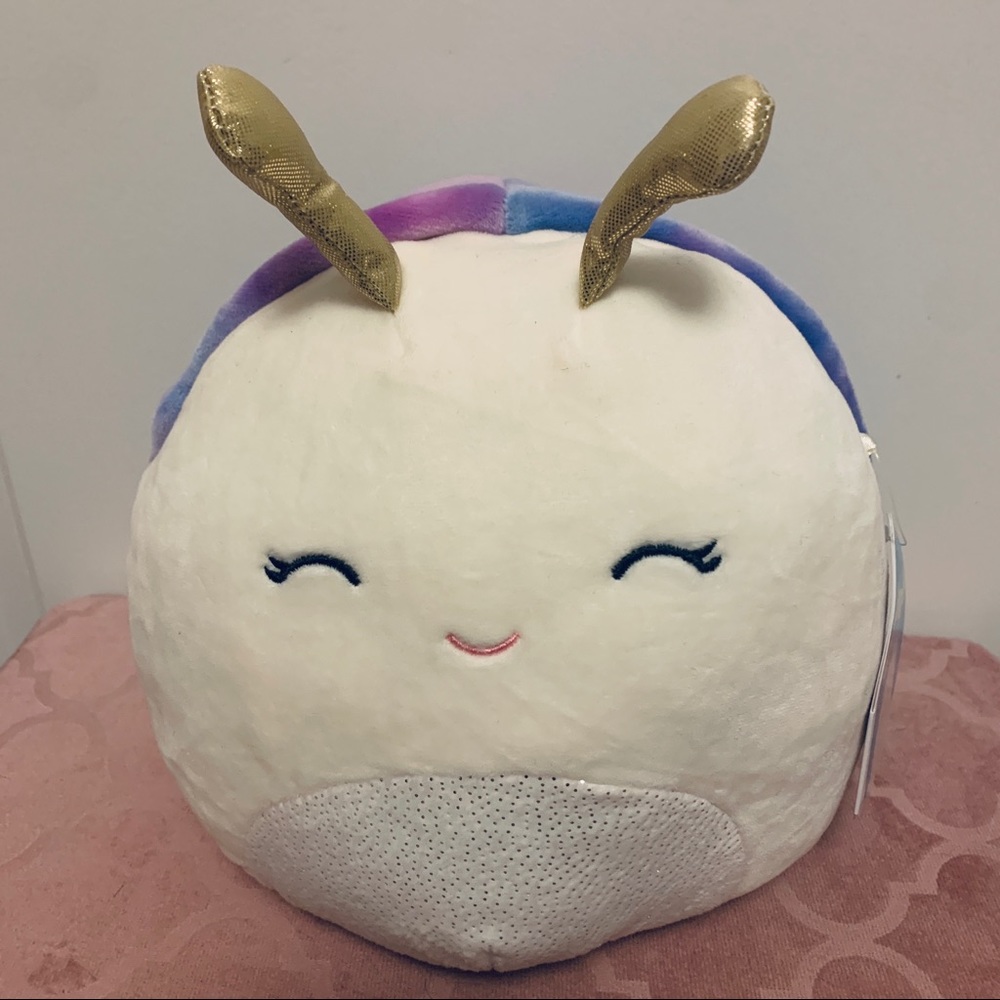 Squishmallow Elysa Snail Slug 🐌 , Tie Dye Shell, 7” New
